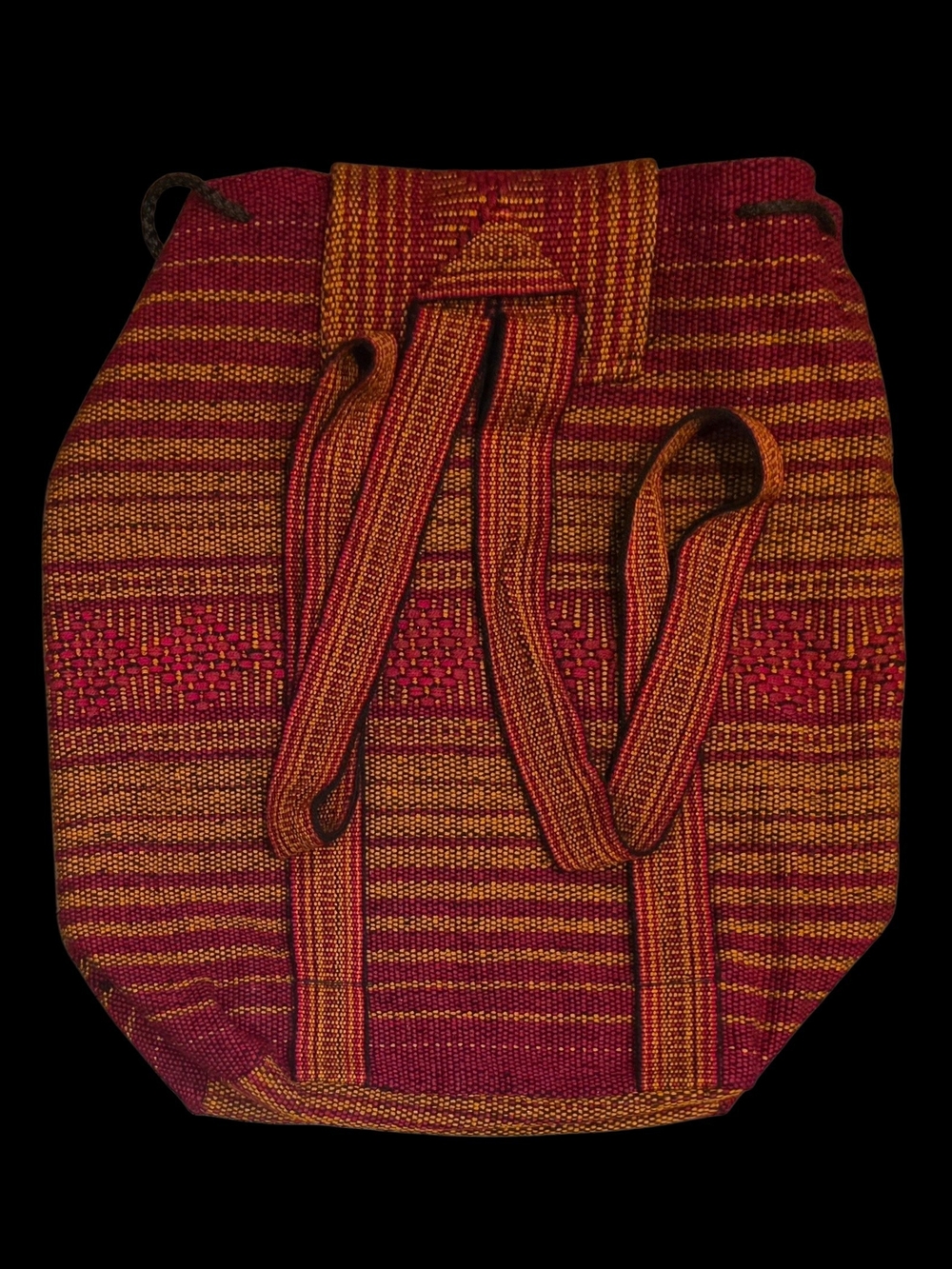 Red & Gold Drawstring Backpack - Picture 2 of 2
